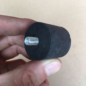 Coussinet amortisseur en caoutchouc fileté M6 pour accessoires de compresseur d'air et de pompe à vide - Product Image 2