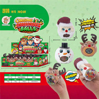Bola Penghilang Stres Lucu Tema Halloween Natal AS, Mainan Kreatif Unik untuk Melepas Emosi