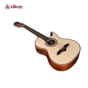Guitare acoustique Bajo Quinto 41 pouces à 10 cordes pour étudiants, prix de gros AF16CE-10 - Product Image 5
