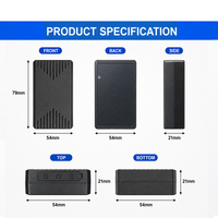 Rastreador GPS 4G LTE GLONASS con Cobertura Mundial, Resistente al Agua, Magnético, Localizador de Vehículos y Activos, SOS, Geo Cercas, Compatible con PC