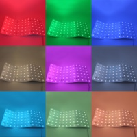 Feuille LED personnalisable découpable RGBW (4000K) 12V UL, rétroéclairage LED 14,4W, panneau matriciel LED SMD5050, feuille lumineuse LED flexible