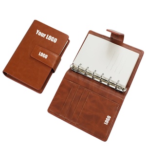 2025 sang trọng A5 6 vòng kế hoạch chất kết dính Bìa PVC với logo Debossed đóng cửa từ bán buôn cá nhân Refill giấy 100 sheets - Product Image 1