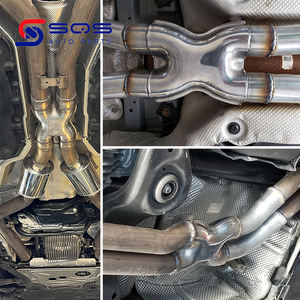 SQS, punta de escape personalizada de fábrica de alta calidad, tubo X, Conector de adaptador de escape doble de acero inoxidable 201, <span class=keywords><strong>precio</strong></span> de fábrica - Product Image 6