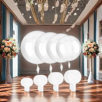 Bobo Ballon Taille clair PVC Brillant Version LED Ballons Guirlandes Lumineuses avec Batterie Publicité Jouet Fête De Mariage Décoration