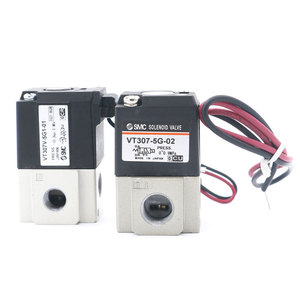 SMC โซลินอยด์วาล์ว VT307 5G 01 02 AC 230V ผลิตในญี่ปุ่น - Product Image 3