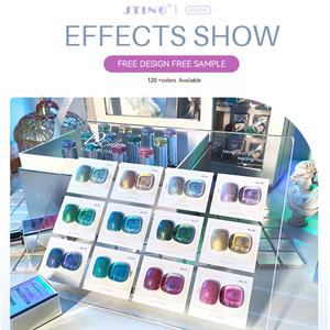 JTING - Juego de 12 Esmaltes de Uñas en Gel Reflectantes de 132 Colores, Diseño de Logotipo de Marca Personalizado, Muestra Gratuita, Suministros para Uñas OEM - Product Image 4
