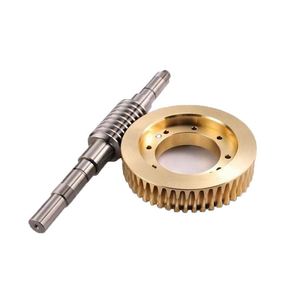 Engranaje helicoidal de bronce grande de cabeza múltiple personalizado Precio de módulo grande de fábrica de engranajes - Product Image 1