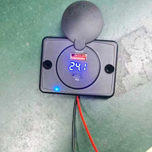 Cargador USB C sin Perforación, PD 30W, Montaje Superficial, Doble Puerto, 12V-24V, para <span class=keywords><strong>Uber</strong></span>, Lyft, Taxi, Rideshare, Auto, Camioneta, Carga Rápida, OEM - Product Image 6