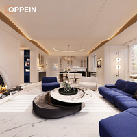 Meubles de cuisine laqués sur mesure OPPEIN Luxury Whole House Design pour projets résidentiels