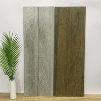 Nouvelle conception de carreaux en bois pleine masse 150x900mm, aspect bois pour salon, carrelage en porcelaine