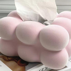 Hồng mô gốm hộp bìa Marshmallow hình dạng mô hộp chủ cho Khăn ăn mặt giấy phòng tắm phòng khách Tabletop trang trí nội thất - Product Image 2