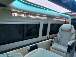 Rideaux de voiture de luxe YLC pour Mercedes W447 <span class=keywords><strong>Vito</strong></span> V300 V250 Sprinter Sienna Alphard Vellfire Coaster Hiace modifiés en version <span class=keywords><strong>VIP</strong></span> - Product Image 3