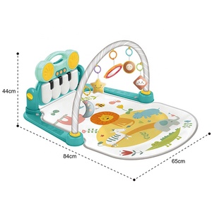 Plastic Pedal Piano &amp; Kick N Play Gym Carpet Musical Fitness <strong>Round</strong> Baby Play Mat for Newborn Baby Sleeping Gym and Mats - Product Image 6