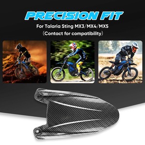 กันกระแทกหลังมอเตอร์ไซค์ คาร์บอนไฟเบอร์ บังโคลน สำหรับรถวิบาก Talaria Mx3/mx4/mx5 - Product Image 3
