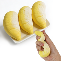 Jouet Squishy en PU souple en forme de Durian, à rebond lent, anti-stress, pour cadeaux de fête, fournisseur en gros