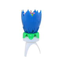 Meilleures ventes : Bougies d'anniversaire rotatives à double couche en forme de lotus, faites à la main, 8 pièces, pour la décoration de fête d'anniversaire, écologiques