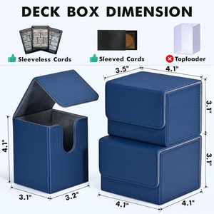 Juzi Yếu Tố 100 + Thẻ Boong Box-MTG Giao Dịch Trò Chơi Thẻ Lưu Trữ Organizer Boong Hộp - Product Image 2
