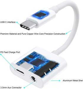 Usb-c <b>Adapter</b> Cable Aux Audio Converter 3.5mm-type c Aux Jack <b>Adapter</b> Cable - Product Image 6