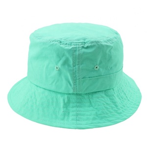 Chapeaux de soleil en nylon personnalisés, pliables, pour la pêche en plein air, protection solaire, chapeaux seau avec cordon - Product Image 3