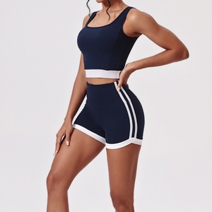 Nouveaux shorts <span class=keywords><strong>de</strong></span> course tendance OEM pour femmes, shorts <span class=keywords><strong>de</strong></span> sport yoga taille haute à séchage rapide pour l'été - Product Image 4