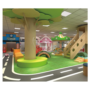 Ensemble d'équipements de jeux intérieurs en <span class=keywords><strong>bois</strong></span> Happy Zone pour enfants, certifié CE, aire de jeux multifonctionnelle à thème, garage routier - Product Image 3