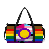 Sac de voyage unisexe (alternative) pour femmes et hommes, sac de sport et de gym, sac fourre-tout léger, imperméable, pliable, pour week-end ou nuitée