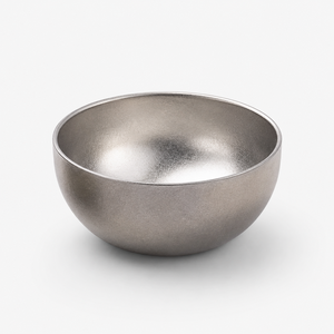 Tazón de Arroz Coreano Vintage de Doble Pared, Tazón de Sopa de Acero Inoxidable 304, Anti-Escaldaduras, Vajilla Infantil Retro Gris Nieve para el Hogar - Product Image 1