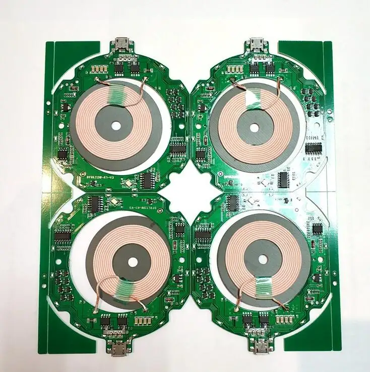 Fabbricazione di Design di fabbrica caricabatterie per telefono cellulare Wireless scheda PCB ricarica rapida PCBA PCB Circuit Board Assembly