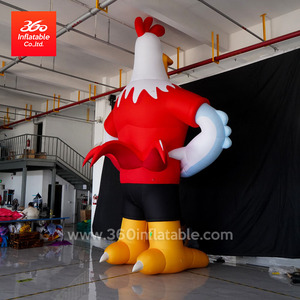 Logotipo personalizado Publicidad Inflables Restaurante Dibujos animados Gallos <span class=keywords><strong>Gigante</strong></span> Publicidad Inflables <span class=keywords><strong>Gallo</strong></span> - Product Image 2