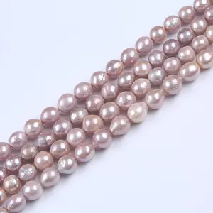 10-13mm rosa Lavendel Süßwasser kultiviert Edison Loose Pearl