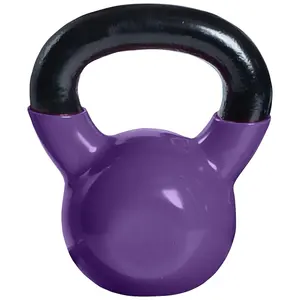 Kleurrijke Gepoedercoate Gietijzeren Vrije Gewicht Kettlebell Draagbare Kettlebell Verstelbare Ketelbel