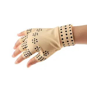 Aangepaste Palm Grip Halve Vinger Compressie Pijn Verlichten Anti Slip Artritis Therapie Handschoenen