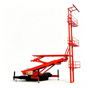 Plataforma de Trabajo Elevada de Nuevo Diseño con Plataforma de Trabajo Vertical para la Instalación de Paredes Exteriores de Edificios de Acero - Product Image 1
