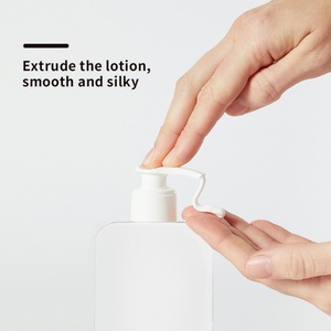 Bouteille carrée en PE Jieting en gros de 250 ml, 350 ml, 500 ml avec impression sérigraphiée et pulvérisateur à pompe pour lotion et gel douche - Product Image 5