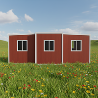 Casa Prefabricada Expandible en Contenedor Aislado de 20 Pies o 40 Pies, de 2, 3, 4 o 5 Dormitorios, en Venta, Casa Portátil de Lujo