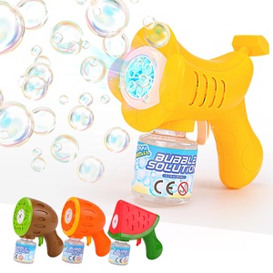 Pistola per <span class=keywords><strong>Bolle</strong></span> di Sapone a Tema Frutta Kiwi Arancia Anguria Banana con Luci LED Automatiche per l'Estate - Product Image 1
