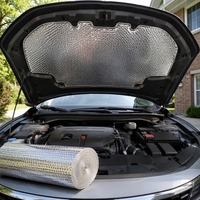 Rouleau d'isolation thermique en aluminium à bulles réfléchissantes pour capot de voiture, toit de voiture, isolation du plancher de fourgonnette