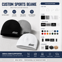 Gorro Elástico con Forro y Logotipo Personalizado, Gorro de Poliéster para Correr, Ciclismo y Montañismo