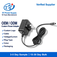 Adaptateur secteur CA/CC à prise US 12V 24V Classe 2 Alimentation à découpage personnalisée OEM ETL CE Niveau VI Prix usine