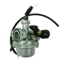 Pièces de moto Pit Dirt Bike Jingke PZ19 Carb 19mm Carburateur à starter manuel gauche