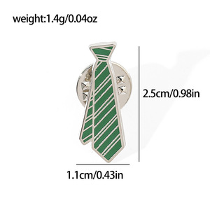 Magic Academy Tie Brooch <strong>Harries</strong> <strong>Potters</strong> Lapel Pin Decoration Movies Badge Backpack Enamel Pin Jewelry Accessories <strong>Gift</strong> Fashion - Product Image 2