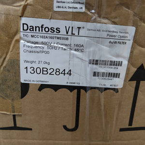 ตัวกรอง Danfoss VLT และตัวเลือกพลังงานเบรก MCC102A160TME00B ตัวกรอง VLT Du/DT MCC 102 130B2844ใหม่ & ดั้งเดิม - Product Image 1