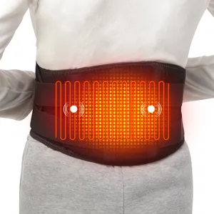 Portable Cordless Electric Medical Heating Waist Belt Free Breathable Cotton Neoprene for Men Women Adult Protection