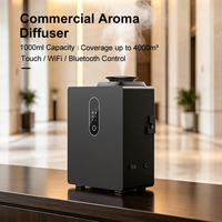 Diffuseur de parfum commercial avancé DANQ pour CVC, contrôle via application Bluetooth, 1000 ml, 4000 m³, en métal, pour projets hôteliers, centres commerciaux, aéroports, OEM ODM
