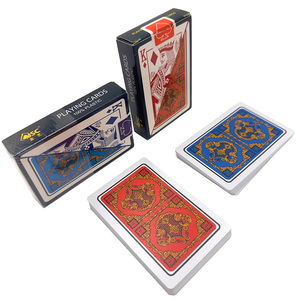 Cổ Điển Tùy Chỉnh Thiết Kế 2 Sàn Trò Chơi Thẻ Cầu Giấy Poker Kích Thước Nhựa Không Thấm Nước Chơi Thẻ Cho Hẹn Hò Uống Đảng - Product Image 1