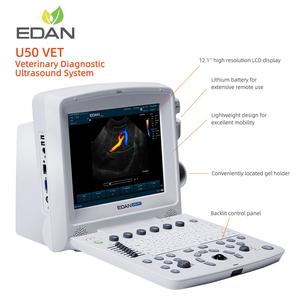 Échographe vétérinaire portable EDAN U50 VET, technologie Doppler FTL, écran tactile, alimentation électrique, fabrication en métal et plastique - Product Image 4