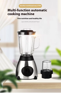 Licuadora Profesional de 1.5L de Vidrio y Acero Inoxidable, 5 Velocidades Variables, con Triturador de Hielo y Picador, Diseño Moderno, para Uso Doméstico - Product Image 2