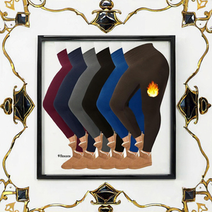 Leggings Invernali da <span class=keywords><strong>Donna</strong></span> 2025 a Vita Alta, Foderati in <span class=keywords><strong>Pile</strong></span>, in Spandex/Poliestere, Senza Cuciture, Pantaloni Spazzolati Caldi e Confortevoli - Product Image 3