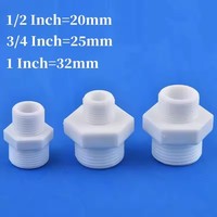 Raccord réducteur fileté mâle/femelle 1/2\", 3/4\", 1\" pour tuyaux d'irrigation de jardin et raccords de réservoir d'aquarium