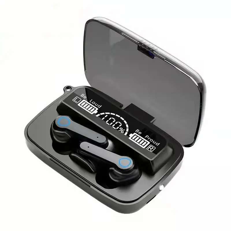 Cross border popolare M19 senza fili auricolare Bluetooth TWS touch sport nella riduzione del rumore dell'orecchio doppio orecchio 5.1 grande schermo digitale di